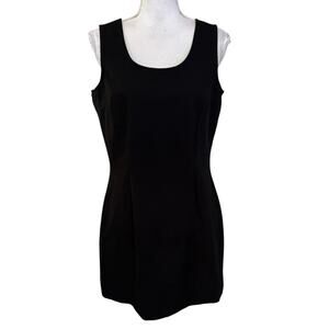 Vintage Byer Too! Size L Sleeveless Mini Tank Dress Black